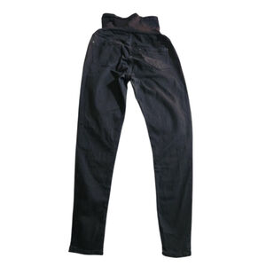NWT Indigo Blue Womens Black Maternity Pants Size Large